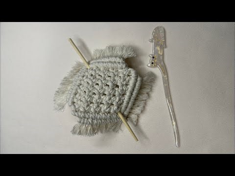 Aesthetic Macrame Hair Pin | Crafting Live