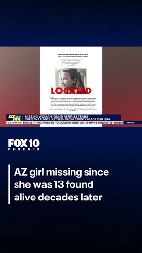 Arizona girl missing since she was 13 found alive decades later | FOX 10 Phoenix
