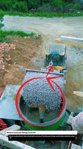 Modern Concrete Mixing Technology | Smart Construction Machine in Action. #shorts #trending