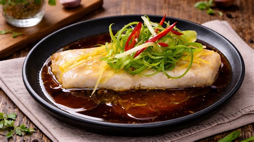 Restaurant style steamed fish at home
