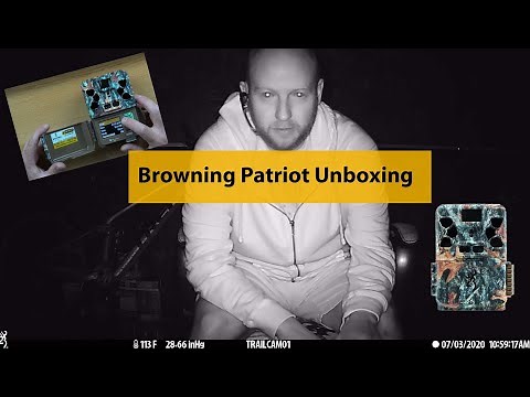 Unboxing the new Browning Patriot Trail Camera