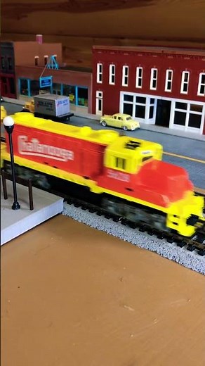 Run by of a Tyco Chattanooga Diesel HO train Set #classicmodeltrains