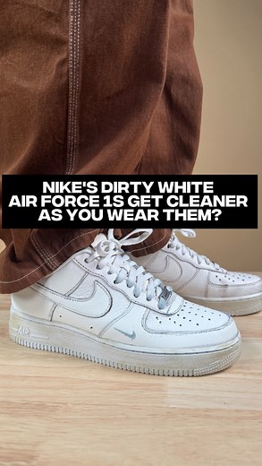 Nike's viral "Dirty Triple White" Air Force 1 is supposed to get cleaner as you wear it. According to Nike, the faux grimy layer will fade away with wear over time, and "the scratch-away surface uncovers an increasingly clean, sparkling white AF1." Instead of wearing the shoe, we scrubbed at it for 40 minutes with a sponge, sand paper, and some gnarly chemicals. This isn't how it's supposed to work—Nike wants people to wear the shoe and be rewarded with the clean version emerging from underneath