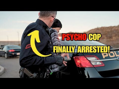 Psycho Cop ARRESTED After Shocking ABUSE of Power Caught on Camera!