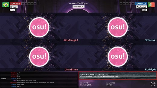 [osu!7k]MWC7K 2026 16强赛[败者组](巴西)vs(葡萄牙)