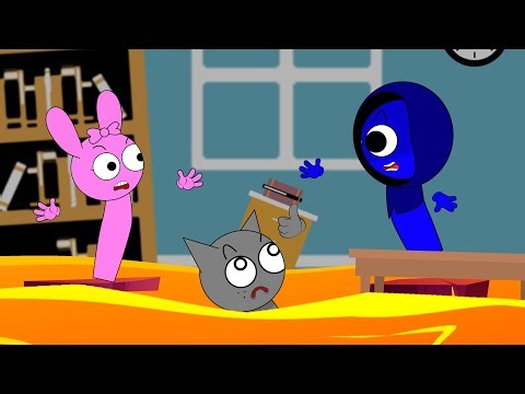Floor is LAVA but They are Sprunki | Incredibox Sprunki Animations