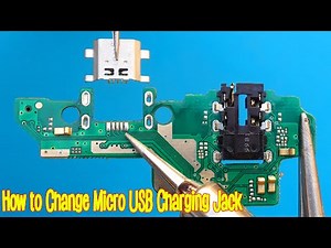 How to Replace any Mobile Phone Micro USB Charging Port Jack Pin Base Tutorial 19