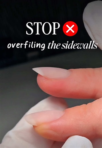 How to shape nails without overfiling sidewalls