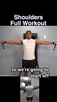 Shoulder Full Workout (3 Exercises for Muscle Growth)