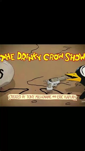 —THE DR..KY CROW SHOW— 🤪The show centers on Drinky Crow (an often drunk crow) and Uncle Gabby, a drunken Irish monkey. It has a 19th-century nautical setting, where the main characters are constantly at war with the French, who are mostly alligators.🤢 #thedrinkycrowshow #animations #blackhumor #cartoon #foradults