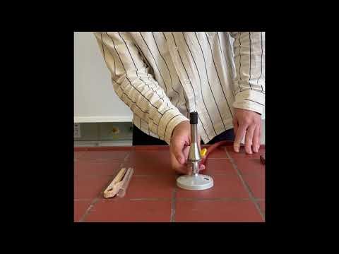 Erhitzen über dem Gasbrenner