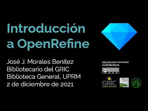 Introducción a Open Refine