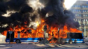 Bus explodiert im Zentrum von Stockholm