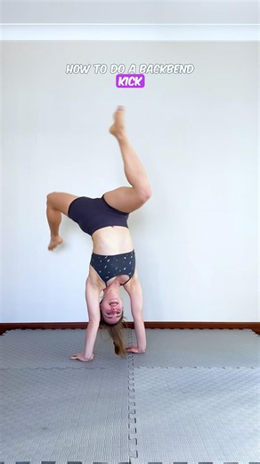 Backbend Kick Easy Tutorial🔥😱 #backbend #kick #gymnastics #acrobatics #howto #easytutorial