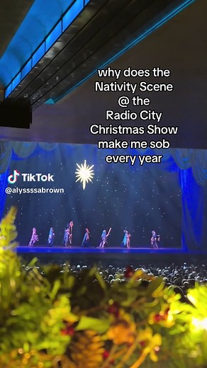 Emotional Nativity Scene at Radio City Christmas Show
