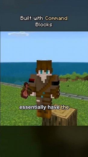 can you make the timber mod with commands?? #minecraft #commands #shorts