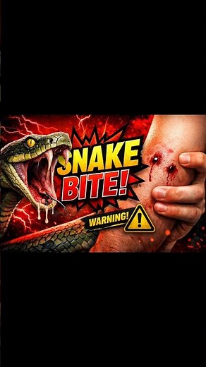 FIRST AID🚨 FOR SNAKE BITE 🐍⚠️#snakebitefirstaid #education #trending #nursingschool