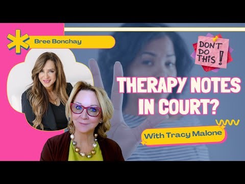 Why You Should Never Use Therapy Records in a Narcissist Divorce | w/ Bree Bonchay