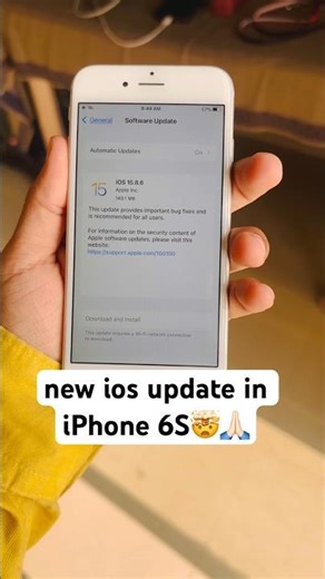 ios update on iPhone 6s in 2026🤯 #iostips #iphonebattery #batterylife