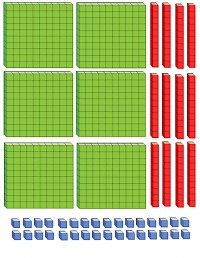 ¡Vamos a jugar con los bloques de base 10!