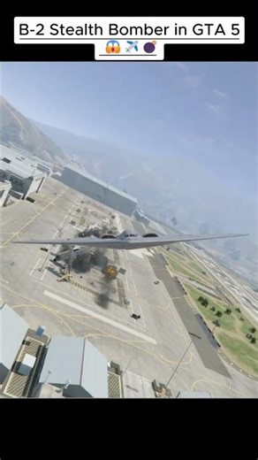 B-2 Stealth Bomber Goes CRAZY in GTA 5 😱✈️💣 | Ultimate Power #Shorts