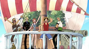 One Piece : Saga 01 - East Blue - 1 Épisode 61 : La Défense des dragons ! Vol au-dessus de Red Line ! - streaming - VF, VOSTFR, vde et vostde - ADN