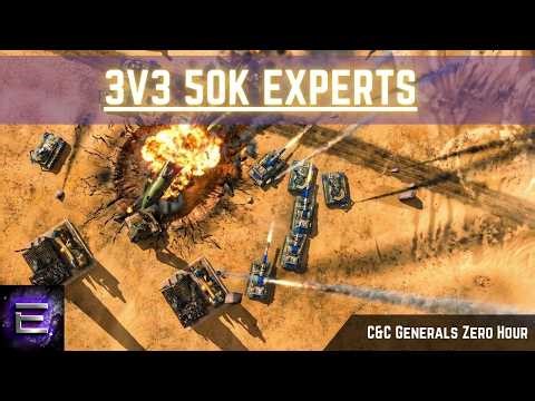 🔴 LIVE | ExCaL, Mamo, ToBiRaMa vs SyBLuS, BARON, ReaL | 3v3 50k Experts | C&C Zero Hour