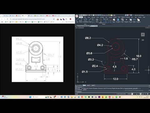 Learn Autocad 2D - Practice 3