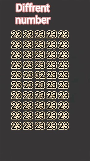 find the diffrent number comment me btaya 💯😗😙💪🏻💪🏻💪🏻