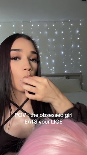 POV: The Obsessed Girl Eats Your Lice | ASMR