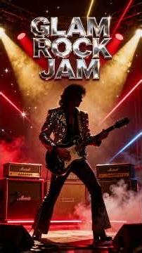 Stadium Lights & Glitter Guitars | Epic Glam Rock Instrumental