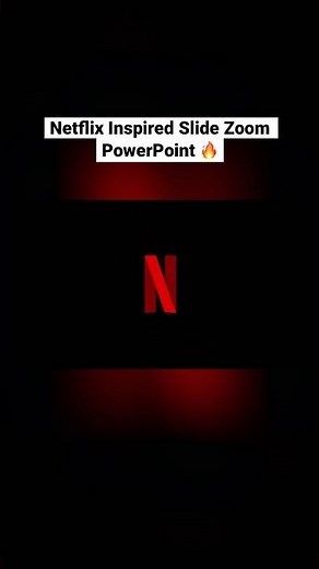Netflix Inspired PowerPoint 🔥 #powerpoint #design #ppt #tutorial