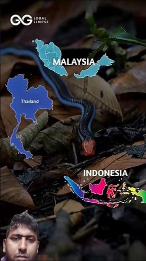 Malayan Blue Coral Snake – The Stunning but Deadly Beauty 🐍💙