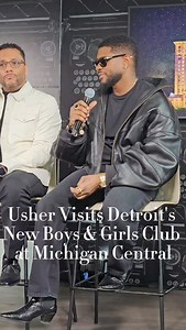 #Detroit is investing in its future — in a major way. Global icons and Boys & Girls Clubs alumni @usher and @bigsean were at the Michigan Central train station today celebrating a $1 million investment in Detroit youth with the launch of the Detroit Entertainment Innovation Incubator, housed inside the new Boys & Girls Club at The Station. (@bgcgreaterdetroit) Backed by partners including Ilitch Sports Entertainment and Emory University’s Goizueta Business School, the incubator will give Detroit