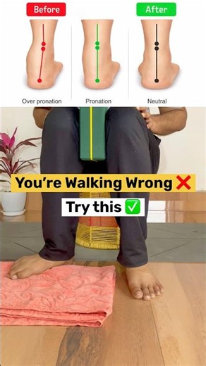 You’re Walking Wrong | Heel Collapse Is Causing Your Knee Pain