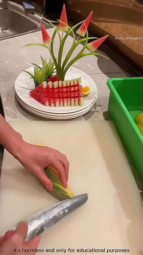 Chinese Artists Turn Watermelon Into Stunning Art  #shorts | Rod Renfro | Facebook