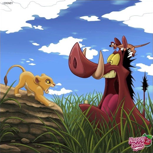 [Happy Color] The Lion King #24