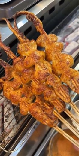 squid BBQ#chinesefood #squid #cooking # #delicious# #recipe# #food #bbq #barbeque #dailycookingvideo