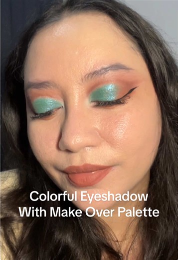 Colorful Eyeshadow Tutorial Using Make Over Palette