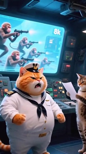 Monkey vs Cat – Funny & Crazy Animal Fight! 🐒🐱