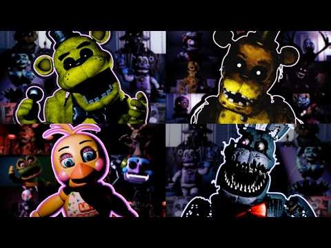 I Animated FNaF Game Over Screens | ALL GAMES