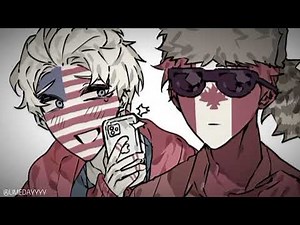 | Canada x America | Countryhumans Otp Video Compilation P9 #country #countryhumans #edit #ship #otp