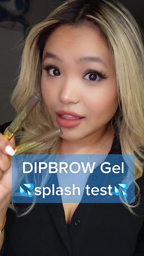 #DIPBROW Gel is totally waterproof 💦💦 #dipbrowgel #anastasiabrows #abhbrows #splashchallenge #anastasiabeverlyhills