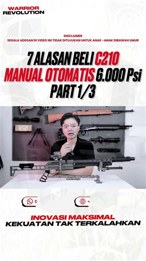 7 ALASAN WAJIB PUNYA PCP C210 BIG GAME! FITUR MANUAL OTOMATIS TERBARU