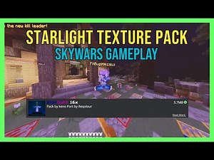 USING STARLIGHT [16x] TEXTURE PACK| by keno//MCPE//1.17//
