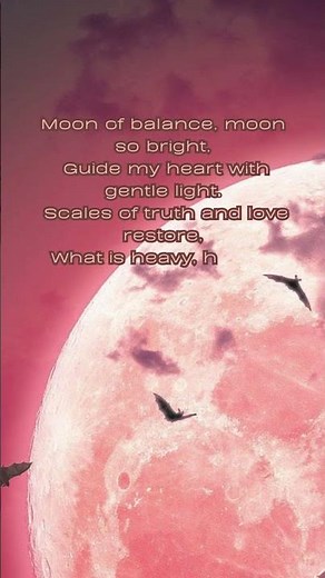 Full Pink Moon in Libra Chant for Balance & Release