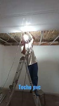 instalando un techo en pvc facil y rapido