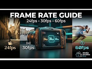 Camera Frame Rate Guide | 24fps 30fps 60fps Explained | Smooth & Cinematic Video | Media Studies Pro