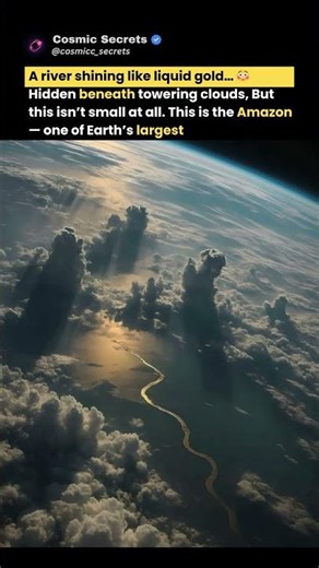 A River of Gold… Hidden Beneath the Clouds 😳 #short #viral #trending #viralvideo