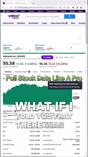 How I pull live stock data into Excel. No copy-paste. No paid tools. #ExcelTips #ExcelTutorial #ExcelHacks #StockMarket #Investing